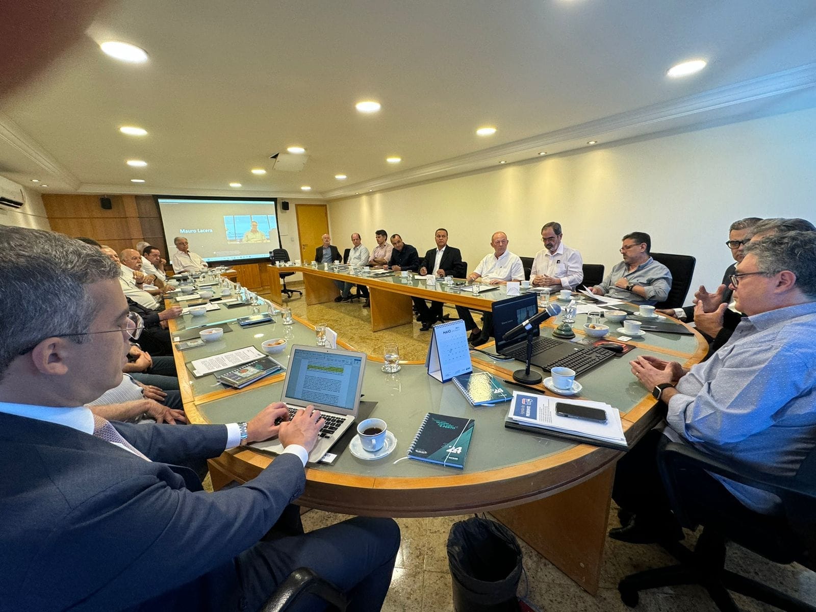 Reunião de Diretoria com a presença do Presidente do Sicoob